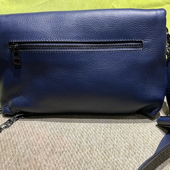 Zadig and Voltaire Rocky Bag Navy Blue Leather Used once! - Picture 7 of 9